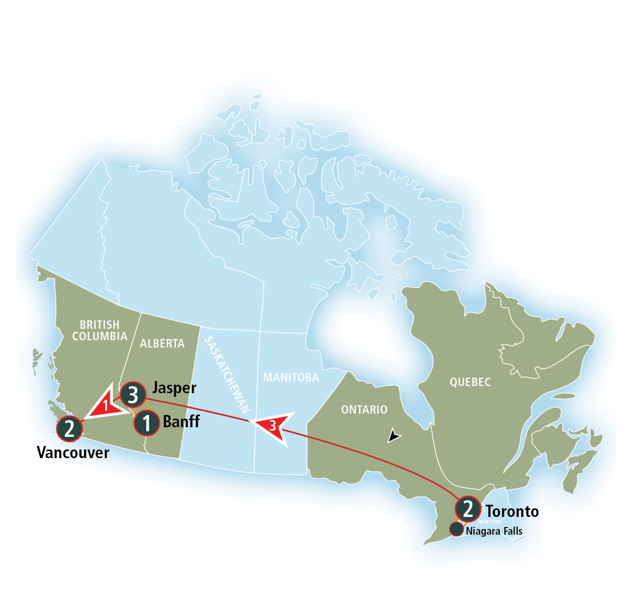 Explore Canada: Train Map & Routes