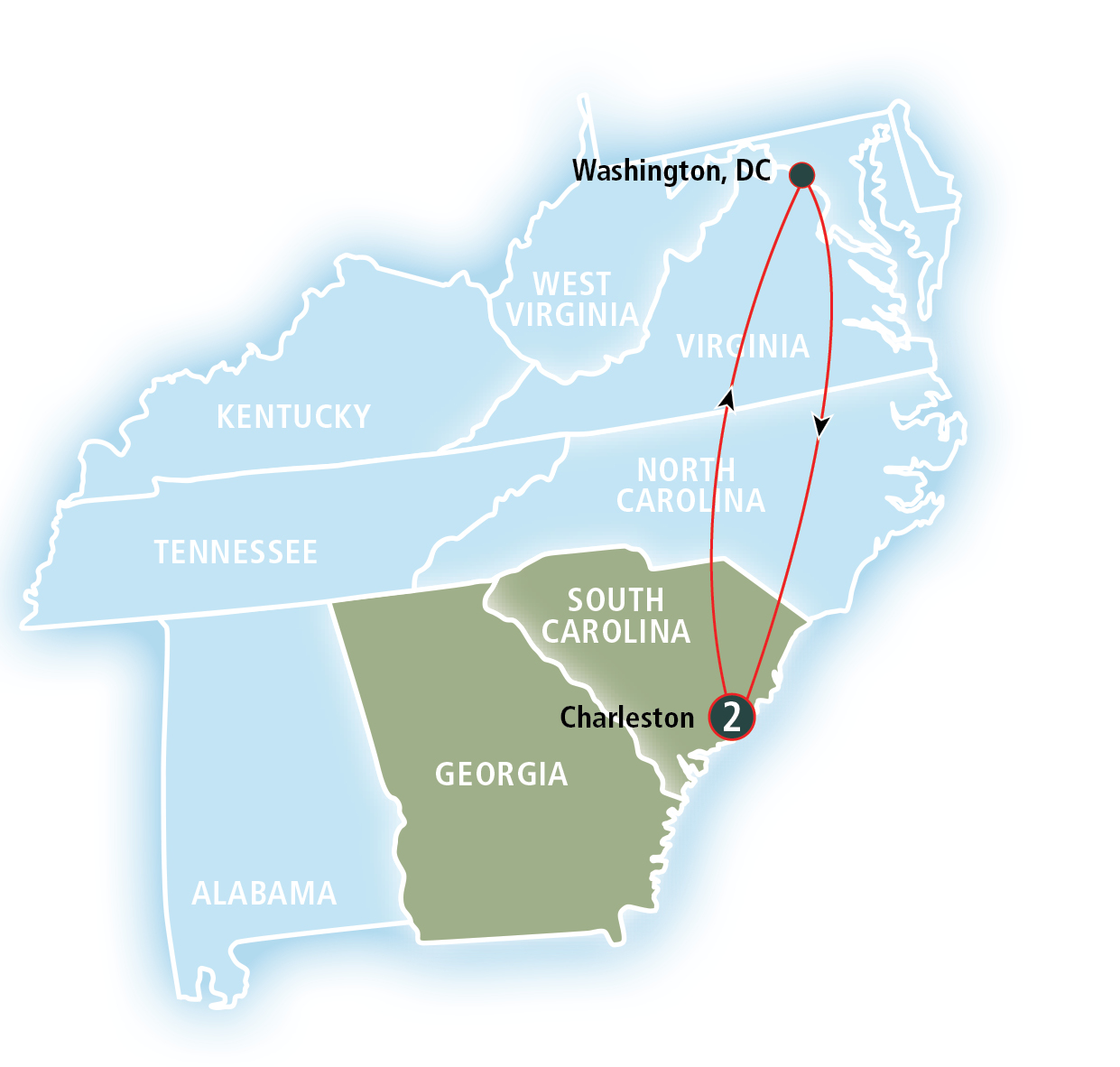 Charleston Getaway Roundtrip from Washington DC Amtrak Vacations