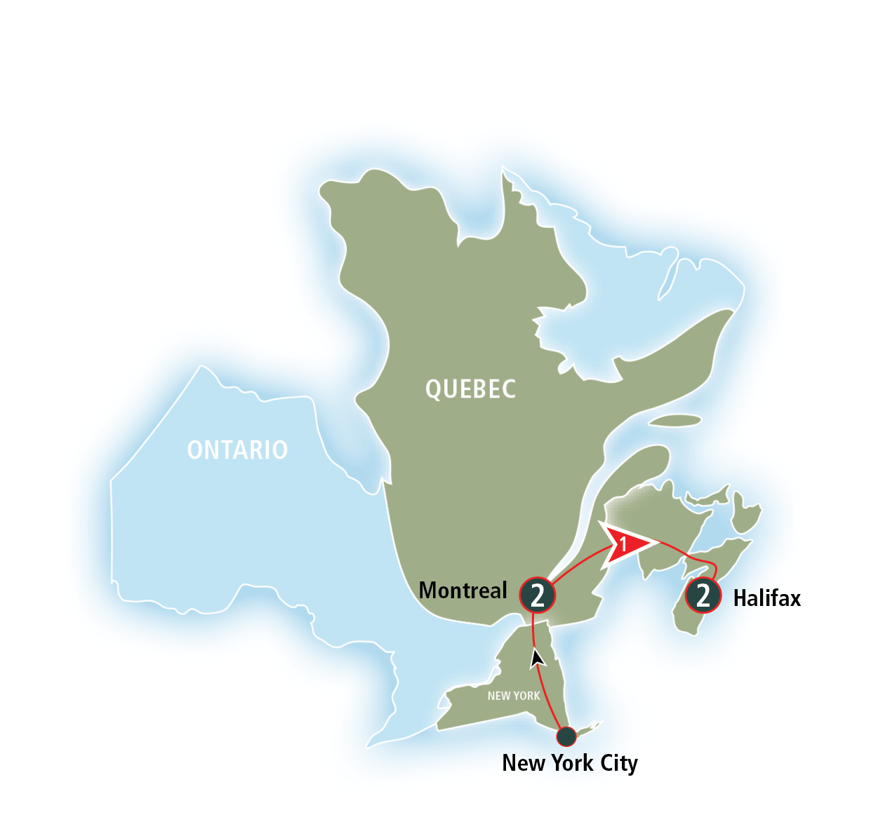 Montreal and Halifax from New York City Amtrak Vacations