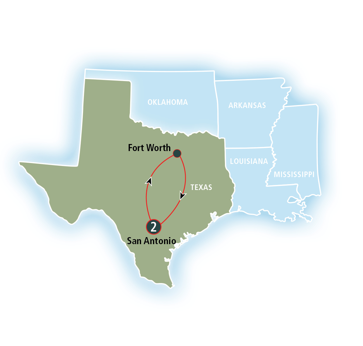 San Antonio Getaway Roundtrip Forth Worth Amtrak Vacations