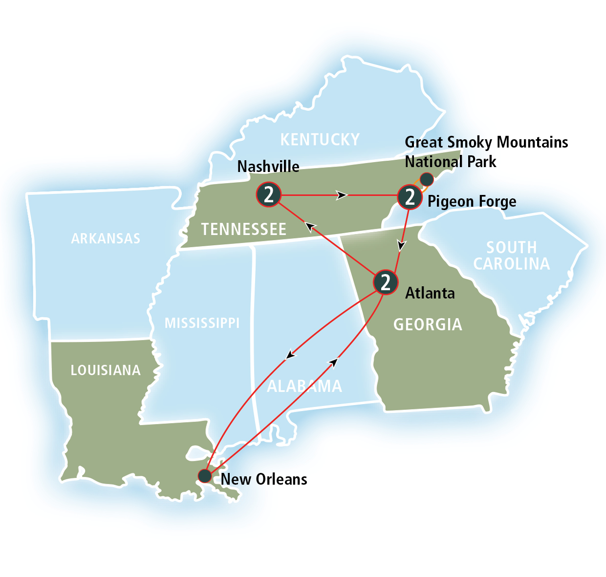 Atlanta GA by Rail Amtrak Vacations