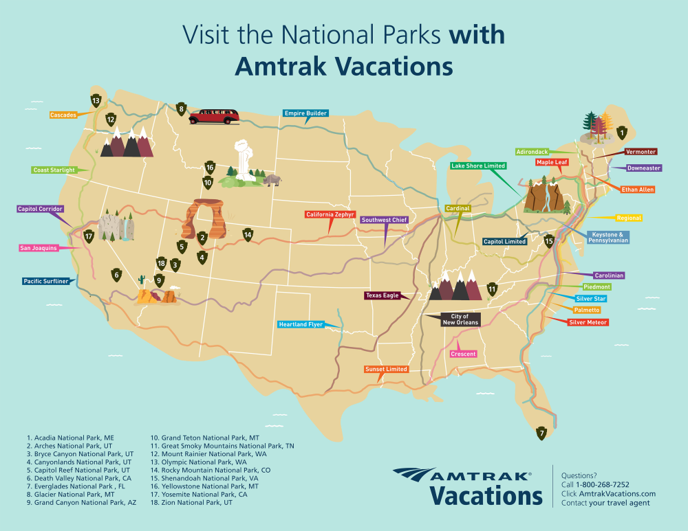 amtrak map west coast